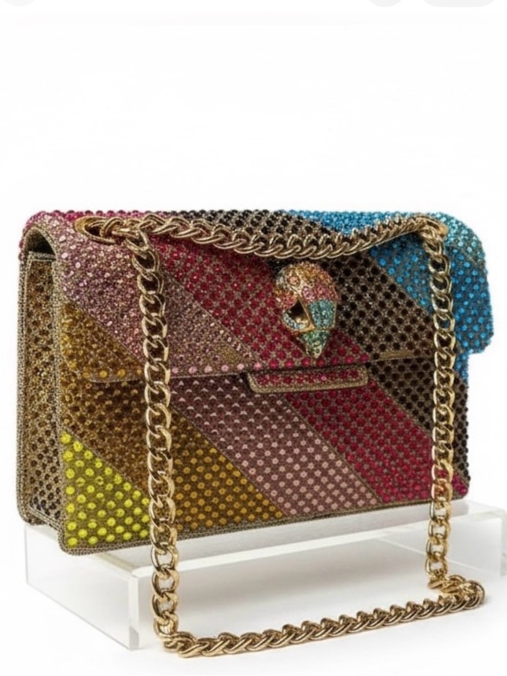 Kurt Geiger Multicolor Crystal Mini Bag - Picture 14 of 16
